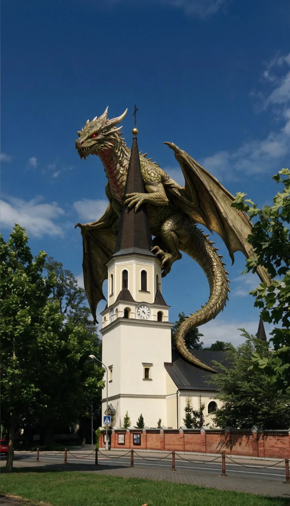 Dragon in the city