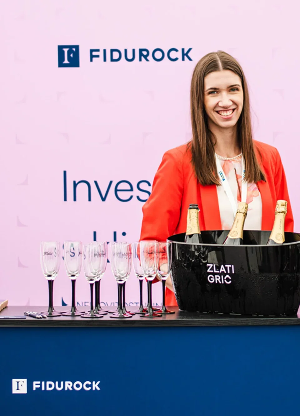 Hostess at the Fidurock booth