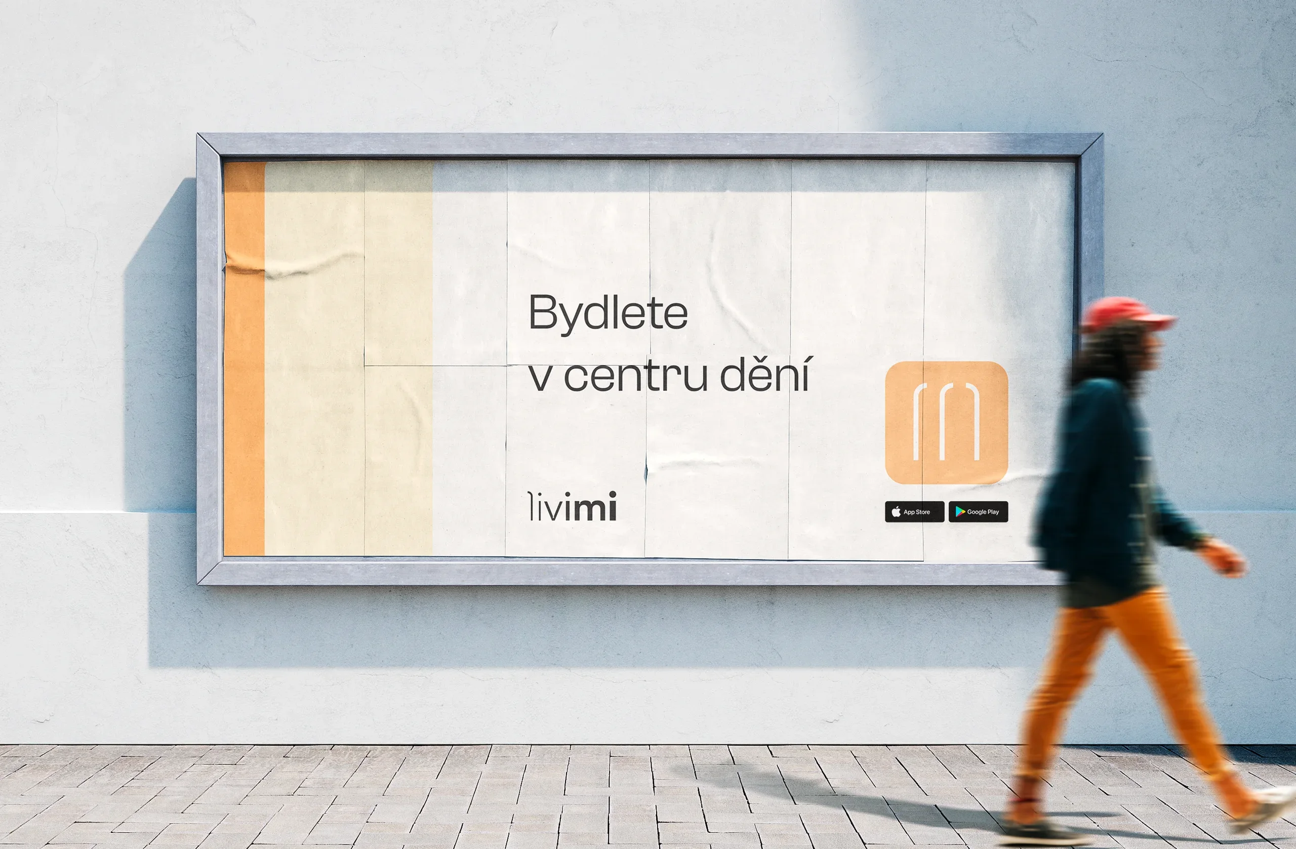 Bydlete v centru dění billboard